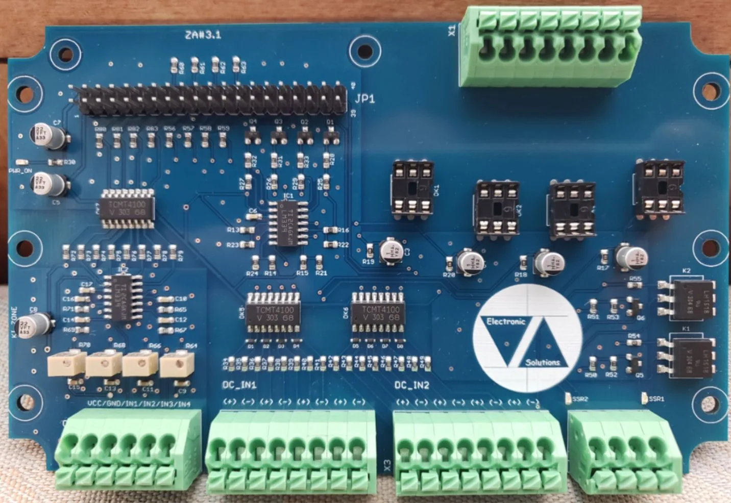 Custom PCB design and layout for CNC automation hardware